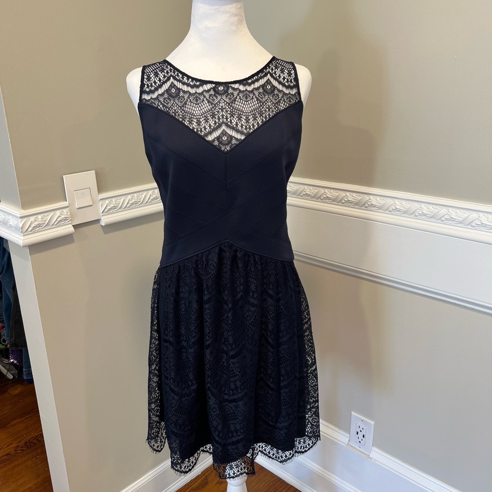 Elegant Black Lace Dress